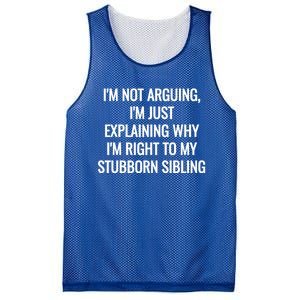 Sarcastic Siblings Quote Family Dynamics Gift Mesh Reversible Basketball Jersey Tank