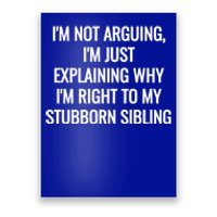 Sarcastic Siblings Quote Family Dynamics Gift Poster