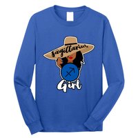 Sagittarius Sign Queen Happy Birthday November October Gift Long Sleeve Shirt