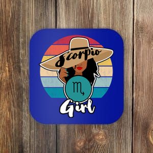 Scorpio Sign Queen Happy Birthday October To November Gift Coaster