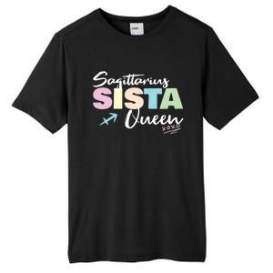 Sagittarius Sista Queen Zodiac Sign Proud Sagittarius Meaningful Gift Tall Fusion ChromaSoft Performance T-Shirt