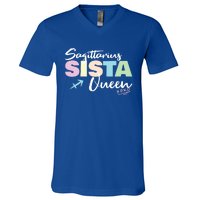 Sagittarius Sista Queen Zodiac Sign Proud Sagittarius Meaningful Gift V-Neck T-Shirt