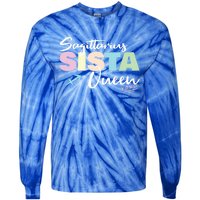 Sagittarius Sista Queen Zodiac Sign Proud Sagittarius Meaningful Gift Tie-Dye Long Sleeve Shirt