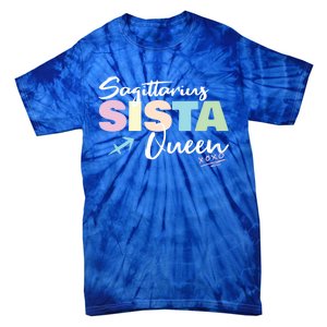 Sagittarius Sista Queen Zodiac Sign Proud Sagittarius Meaningful Gift Tie-Dye T-Shirt