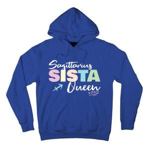 Sagittarius Sista Queen Zodiac Sign Proud Sagittarius Meaningful Gift Tall Hoodie