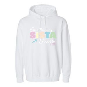 Sagittarius Sista Queen Zodiac Sign Proud Sagittarius Meaningful Gift Garment-Dyed Fleece Hoodie