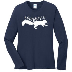 Squirrel Ladies Long Sleeve Shirt