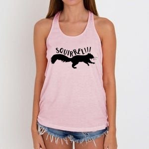 Squirrel Women's Knotted Racerback Tank