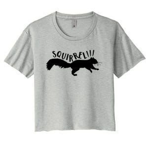 Squirrel Women's Crop Top Tee