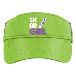 Sk8r – Skateboard Queen Skateboarding Tricks Skate Gift Adult Drive Performance Visor