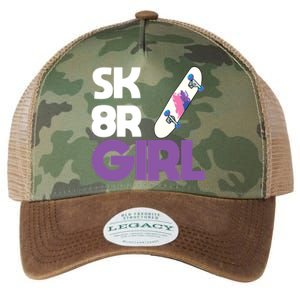 Sk8r – Skateboard Queen Skateboarding Tricks Skate Gift Legacy Tie Dye Trucker Hat