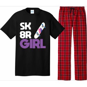 Sk8r – Skateboard Queen Skateboarding Tricks Skate Gift Pajama Set