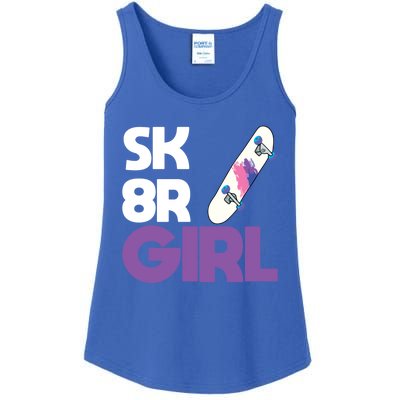 Sk8r – Skateboard Queen Skateboarding Tricks Skate Gift Ladies Essential Tank