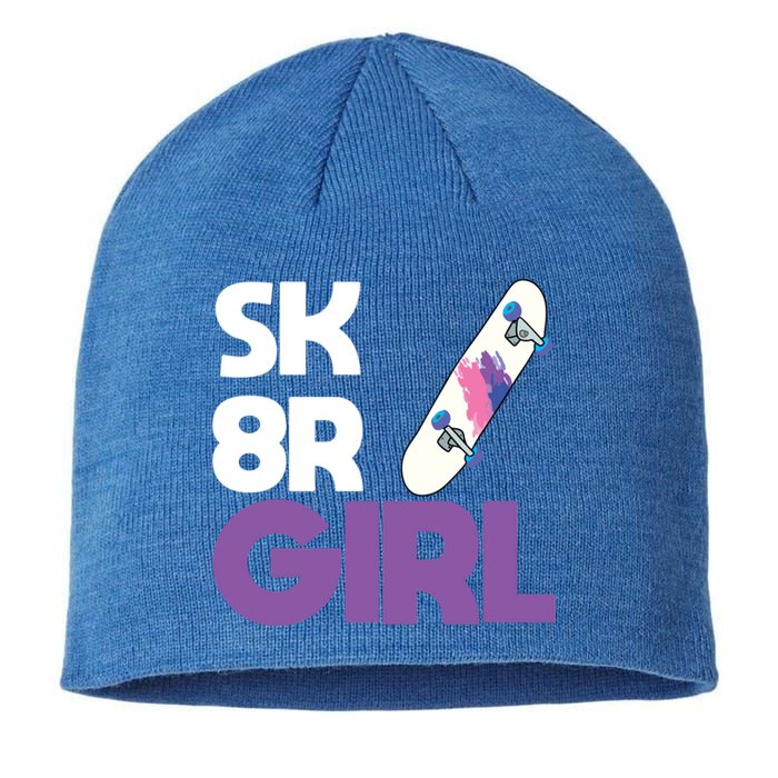 Sk8r – Skateboard Queen Skateboarding Tricks Skate Gift Sustainable Beanie