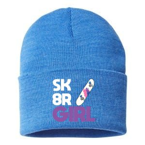 Sk8r – Skateboard Queen Skateboarding Tricks Skate Gift Sustainable Knit Beanie