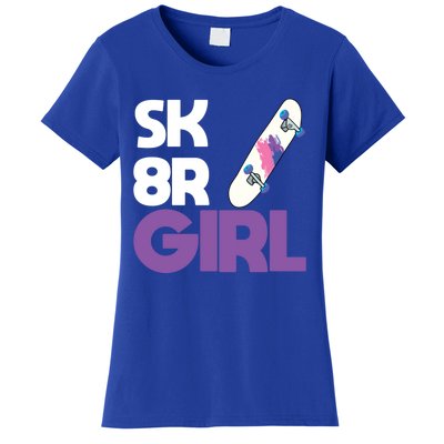 Sk8r – Skateboard Queen Skateboarding Tricks Skate Gift Women's T-Shirt