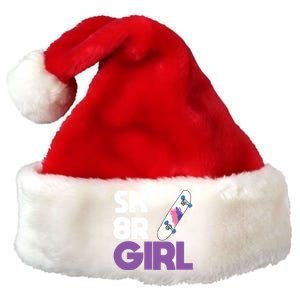 Sk8r – Skateboard Queen Skateboarding Tricks Skate Gift Premium Christmas Santa Hat