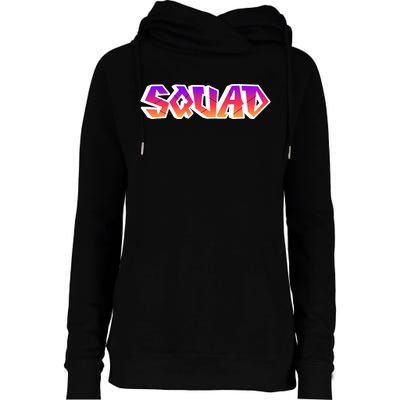 Squad Womens Funnel Neck Pullover Hood