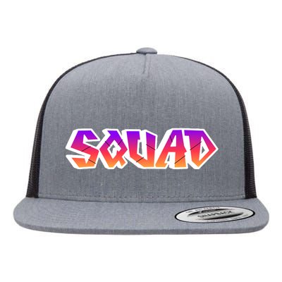 Squad Flat Bill Trucker Hat