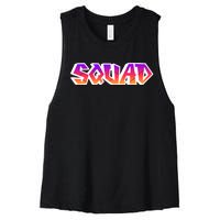 Squad Women's Racerback Cropped Tank