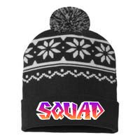 Squad USA-Made Snowflake Beanie