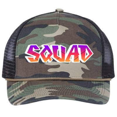 Squad Retro Rope Trucker Hat Cap