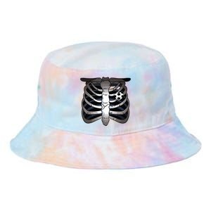 Skeleton Soccer Rib Cage Soccer Lover Halloween Costume Boy Tie Dye Newport Bucket Hat