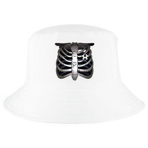 Skeleton Soccer Rib Cage Soccer Lover Halloween Costume Boy Cool Comfort Performance Bucket Hat