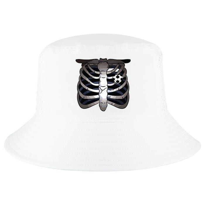 Skeleton Soccer Rib Cage Soccer Lover Halloween Costume Boy Cool Comfort Performance Bucket Hat