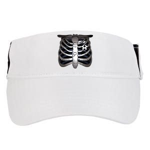 Skeleton Soccer Rib Cage Soccer Lover Halloween Costume Boy Adult Drive Performance Visor