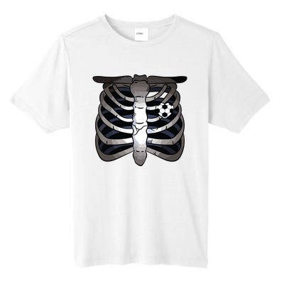 Skeleton Soccer Rib Cage Soccer Lover Halloween Costume Boy Tall Fusion ChromaSoft Performance T-Shirt