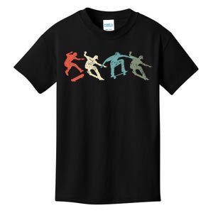 Skateboard Skateboarding Retro Gift For Skateboarders Kids T-Shirt