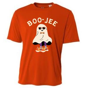 Spooky Season Retro Ghost Halloween Costume Boujee Boojee Meaningful Gift Cooling Performance Crew T-Shirt