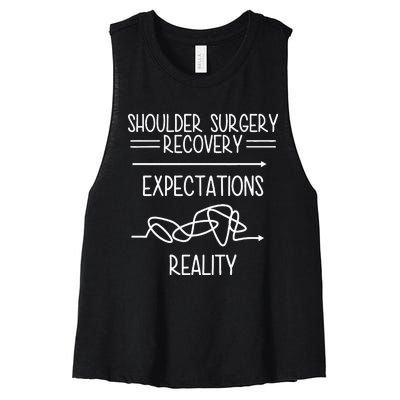 Shoulder Surgery Recovery Women's Racerback Cropped Tank