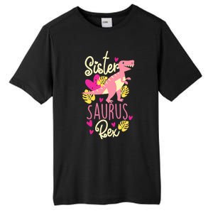 Sister Saurus Rex Dinosaur Tall Fusion ChromaSoft Performance T-Shirt