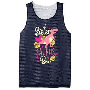 Sister Saurus Rex Dinosaur Mesh Reversible Basketball Jersey Tank