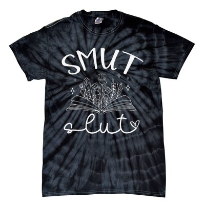 Smut Slutt Reading Smut Book Lover Bookworm Bookish Reader Tie-Dye T-Shirt