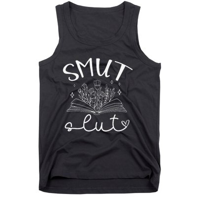 Smut Slutt Reading Smut Book Lover Bookworm Bookish Reader Tank Top