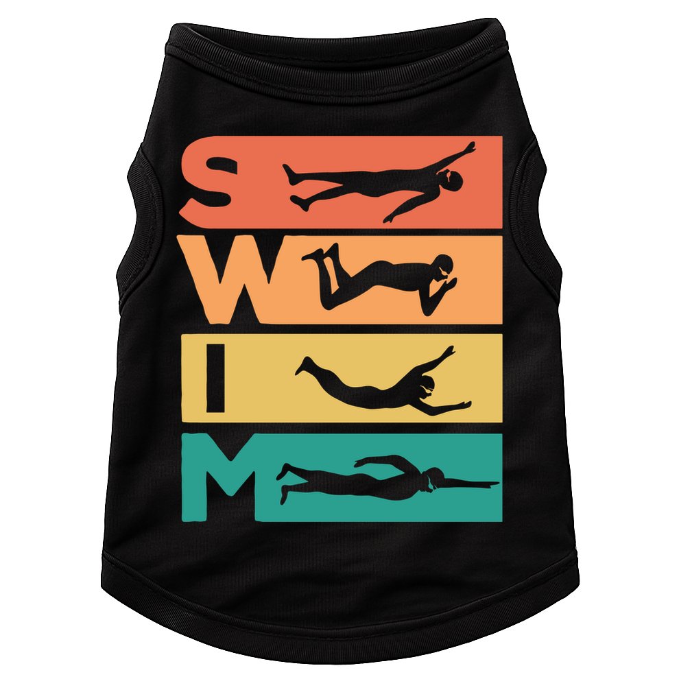 Swim Swimmers Retrol Doggie Tank