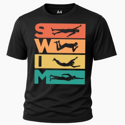 Swim Swimmers Retrol Cooling Performance Crew T-Shirt