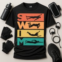 Swim Swimmers Retrol Cooling Performance Crew T-Shirt
