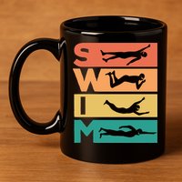 Swim Swimmers Retrol 11oz C Handle Ceramic Mug