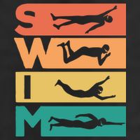 Swim Swimmers Retrol 11oz C Handle Ceramic Mug