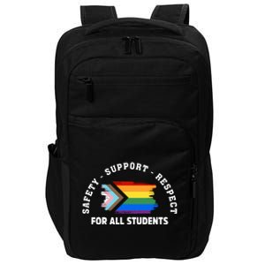 Safety Support Respect All Student LGBTQ Pride Support LGBT Human Rights Impact Tech Backpack