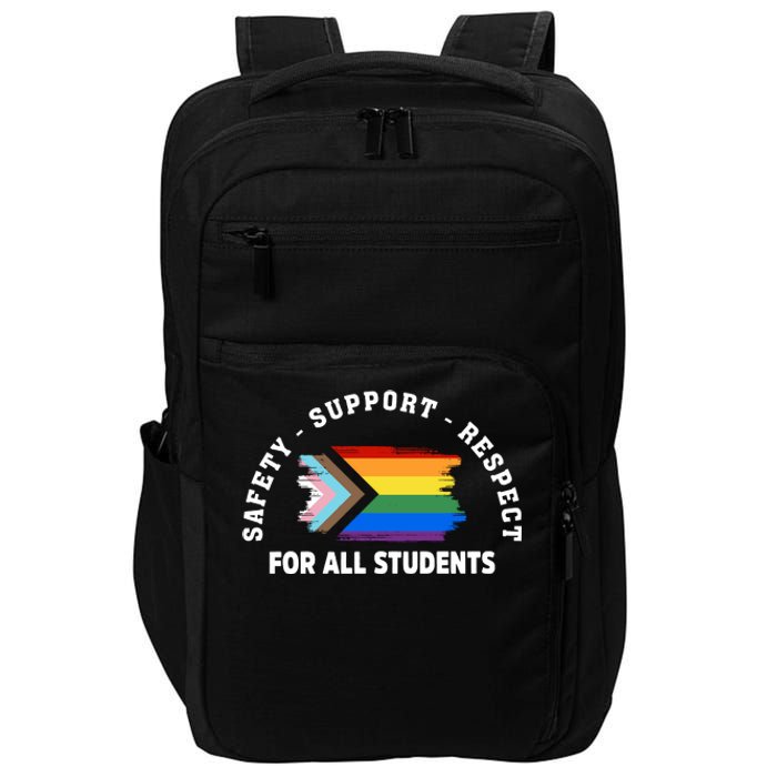 Safety Support Respect All Student LGBTQ Pride Support LGBT Human Rights Impact Tech Backpack