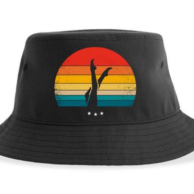 Synchronized Swimming Retro Gift Sustainable Bucket Hat