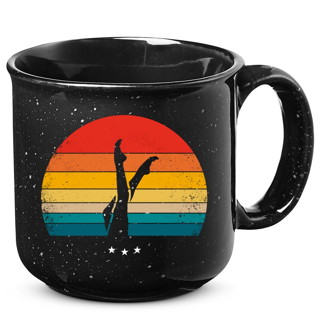 Synchronized Swimming Retro Gift 15oz Campfire Ceramic Mug