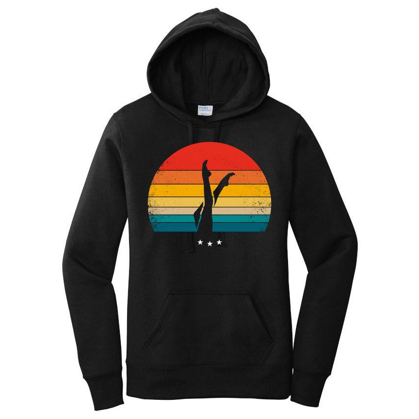 Synchronized Swimming Retro Gift Women's Pullover Hoodie