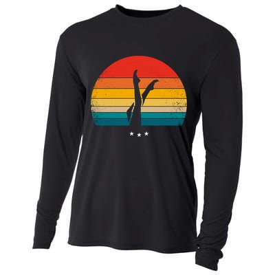 Synchronized Swimming Retro Gift Cooling Performance Long Sleeve Crew