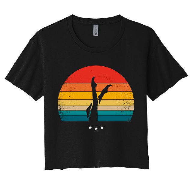 Synchronized Swimming Retro Gift Crop Top